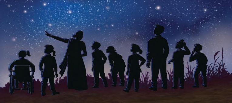 Fig. 1.5: Stargazing